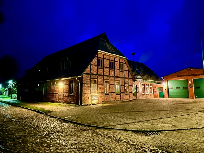 Kulturzentrum Witzeeze in der Dämmerung