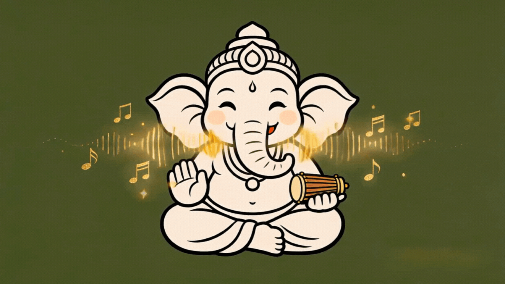Ein singender Ganesha.